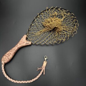 渓流用スプリングネット　カーブ　水目桜瘤