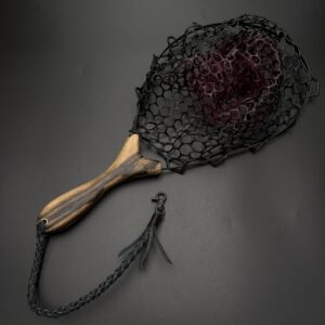 渓流用スプリングネット ストレート 黒柿